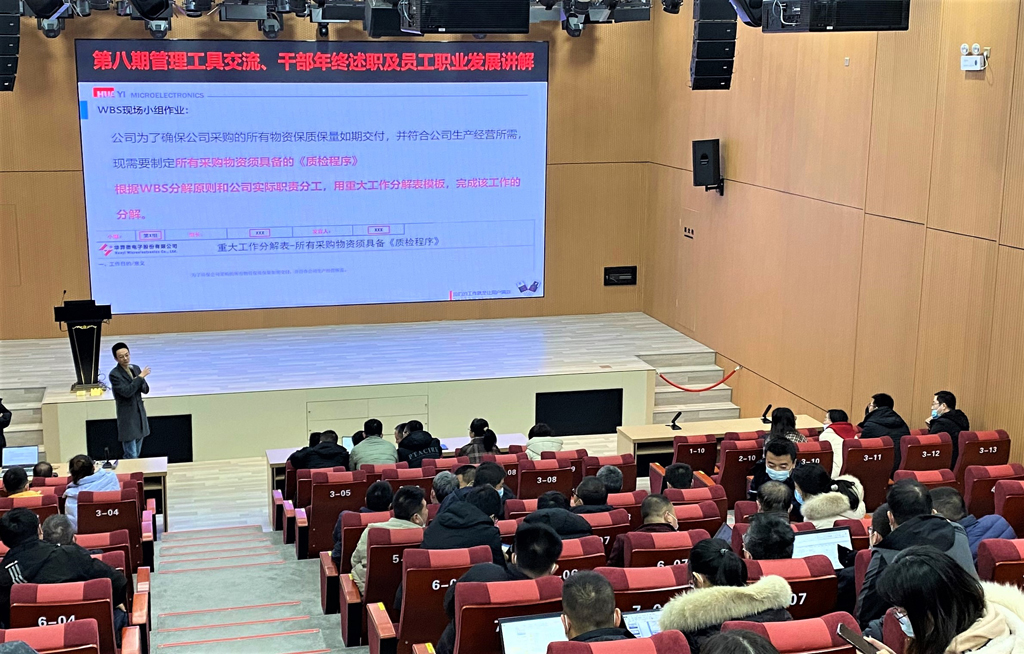 BB贝博微电开展管理工具实践交流会（第八期）&干部年终述职及员工职业发展讲解